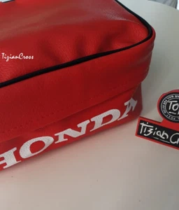 BORSELLO PORTA ATTREZZI PARAFANGO POSTERIORE HONDA ENDURO VINTAGE TizianCross - Imagen 1 de 13