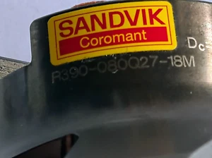 Cabeza de cuchillo de esquina Sandvik Coro Mill R390-080Q27-18M - Imagen 1 de 3
