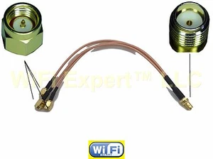 SMA Female to 3X SMA Male Splitter Combiner cable pigtail RG316 USA Assembled - Picture 1 of 2