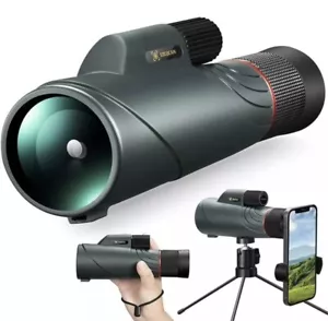 Monocular Telescope for Smartphone,Cococam High Powered Zoom Monoculars 10-20X50 - Picture 1 of 7