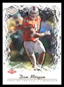 Pacific Canvas 2001 Dan Morgan #157 Carolina Panthers fútbol americano - Imagen 1 de 2