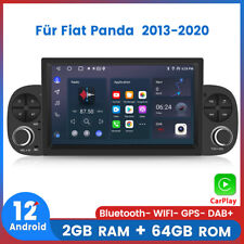 Produktbild - Carplay Autoradio 2+64GB Für Fiat Panda 2013-2020 GPS NAVI BT RDS DAB+ Android12