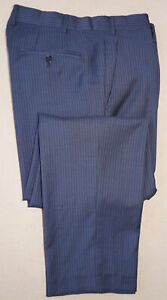 Armani Collezioni Dress Pants - Men Size 36 W 29 L Blue Stripe Pant