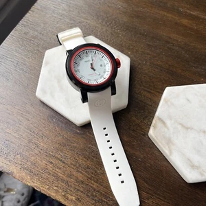 NWOT Mens Redline Torque Sport Watch White Silicone Band New Battery - Picture 1 of 8