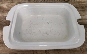 Used STONEWARE CERAMIC DISH - Crock-Pot SCCPCCM350 3.5-Quart Casserole Crock - Picture 1 of 9