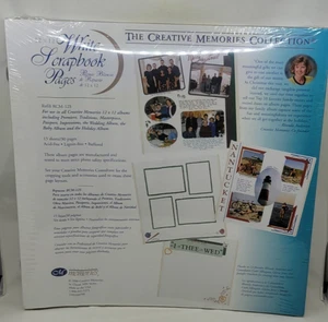 Creative Memories 12 x 12 weiße Sammelalbum Seiten Nachfüllpackung 15 Blatt RCM-12S - Bild 1 von 3