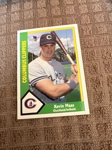 1990 CMC AAA/ProCards A & AA Packs Kevin Maas #217 Rookie RC - Foto 1 di 4