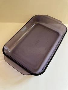 Pyrex Amethyst Purple Baking Dish Lasagna Casserole 233 3qt 13x9x2 Vtg 90’s - Picture 1 of 21
