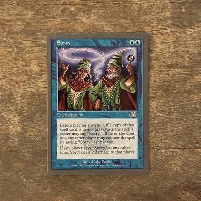 Sorry VLP Unglued 1998 Magic The Gathering Card MTG TCG - Image 1 of 3