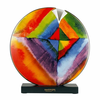 Goebel Vase Wassily Kandinsky Farbstudie Quadrate, Artis Orbis, Porzellan 33.5cm - Bild 1 von 2