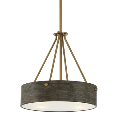 Designers фонтан D228M-16P Erba 3 света 16 «W мини подвеска - латунь - Изображение 1 из 3