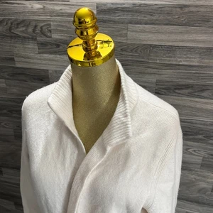 ATHLETA Open Style Merino Wool & Cashmere White Cardigan Sweater Women's Size S - Picture 1 of 13