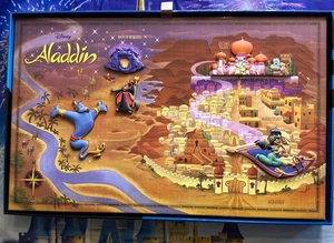2024 Disney MOG WDI Glendale D23 Disney Maps Aladdin Pin Set LE 400 - Picture 1 of 3