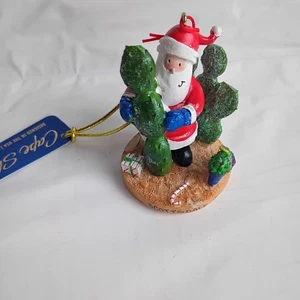 Adorno Navidad Papá Noel Con Cactus - Imagen 1 de 6