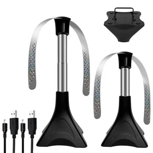 2 PCS Fly Fans for Tables, Portable Fly Fan with Holographic Blades, Fly Repe... - Picture 1 of 7