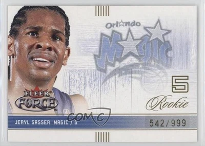 2001-02 Fleer Force Rookie /999 Jeryl Sasser #122 Rookie RC - Image 1 of 2