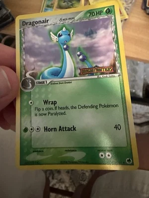 Dragonair Delta Species 28/101 Pokemon Dragon Frontiers Rare Promo Stamp NM HOLO - Image 1 of 3