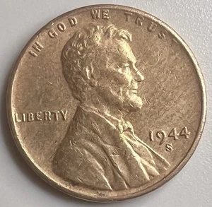1944 S Lincoln Wheat Penny Repunch Doubled Die L On Rim Variety Fine Mint Error - Picture 1 of 22