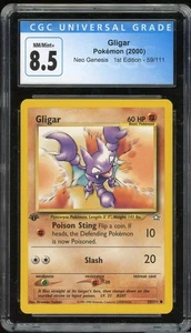Pokemon Neo Genesis 1a Edizione 59/111 Classificato Gligar CGC 8.5 - Foto 1 di 2