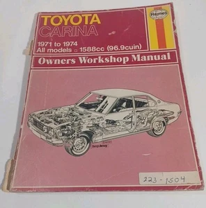 Toyota Carina 1971-1974 Haynes Repair Manual 150 - Picture 1 of 5