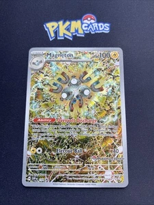 Pokemon Juego de Cartas Coleccionables Magneton SVP 159 Estrella Negra Promo Estampada Ilustración LP. - Imagen 1 de 3