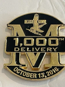 Sikorsky Black Hawk Challenge Coin 1000th Delivery 2016 UH-60M HH-60M - RARE! - Bild 1 von 15