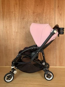Bugaboo B5 Pushchair Pink Hood with Rain Cover, Cup Holder and Pink Parasol - Picture 1 of 18