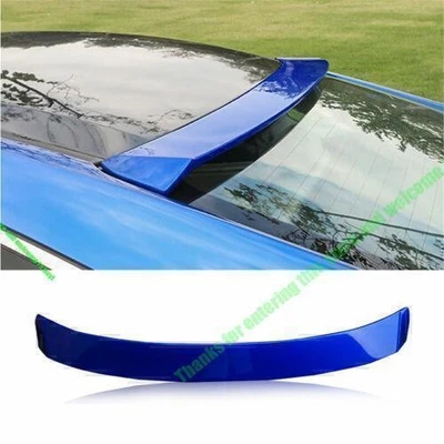 Alerón de techo estilo deportivo azul ABS para Honda Civic Sedán 2016-2021 Foto 1 de 4