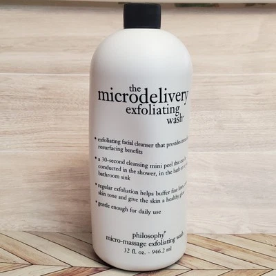 Philosophy Microdelivery Exfoliating Daily Facial Wash 32 oz Jumbo SEALED - Image 1 of 4