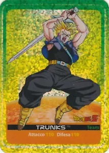 Lamincards Dragon Ball Z Edibas Serie X-Metal TRUNKS N S6 Smeraldo - Foto 1 di 4