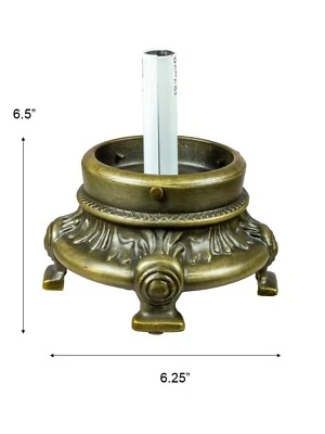 1441B-6.25 X 6.5 EGG ACCENT LAMP BASE - Image 1 of 4