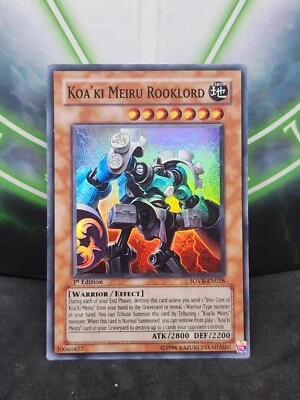 Yugioh Koa'ki Meiru Rooklord SOVR-EN028 Super Rare 1st Edition NM - Image 1 of 2