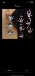 RU_Damen Ohrringe Metall Dangler LOVE OF TEA - Bild 1 von 6