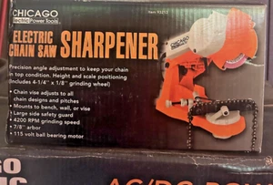 BRAND NEW Sealed Chicago Electric  40208. Electric Chain Saw Sharpener - Picture 1 of 2