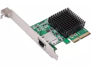 SYBA SD-PEX24055 10Gbps PCI-Express x4 10 Gigabit 10GBase-T NBASE-T Ethernet PCI - Picture 1 of 8