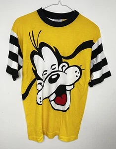 Vintage 80’s Disney Mickey & Co J.G. Hook Yellow T-Shirt Goofy M Medium Rare EUC - Picture 1 of 12