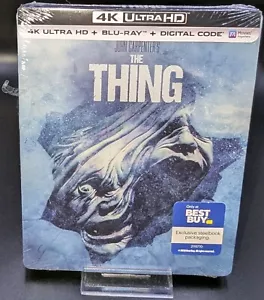 The Thing 4K UHD + Blu-Ray Limited Steelbook (Best Buy Exclusive) PLASTIC TEARS - Picture 1 of 6