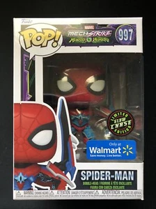 Funko Pop! Glow CHASE 997 Mech Strike Monster Hunters Spider-Man Walmart (como nuevo) - Imagen 1 de 6