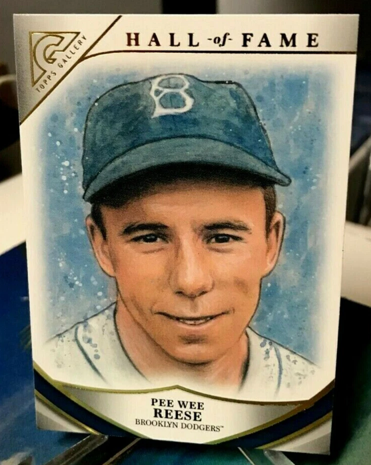 PEE WEE REESE HALL OF FAME TOPPS GALLERY BROOKLYN DODGERS HOFG-6 2019 - Image 1 of 2