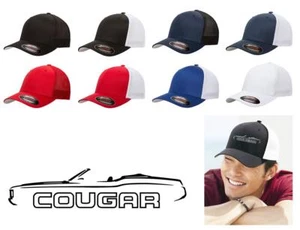 1971-73 Mercury Cougar Convertible Classic Color Outline Design Hat Cap - Picture 1 of 1