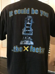 Vintage 1995 Iron Maiden X Factor Tour Camisa Talla XL Rock Metal - Imagen 1 de 5