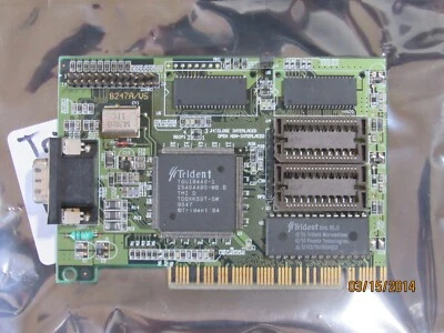Jaton 1MB Trident TGUI9440-1 KY2-JAX-TVGA94PCI PCI Video Card Win98 DOS - Image 1 of 4