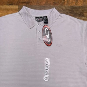 Ocean Pacific OP Polo Sport Shirt Mens Large Gray Smoked Pearl New  - Picture 1 of 11