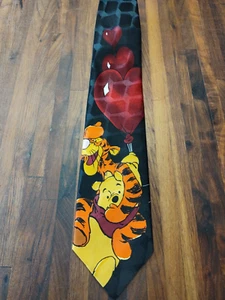 Vintage Winnie Puuh & Tigger Krawatte Herzform Ballon Freunde Liebe - Bild 1 von 8