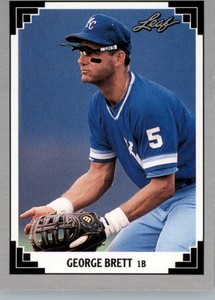 1991 Leaf -  #335 George Brett