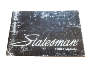 HQ statesman original holden Jun 1972 - owners warranty service manual 1508 - Picture 1 of 6