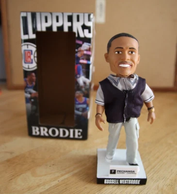 LA Clippers Russell Westbrook Brodie SGA NUEVO EN CAJA Bobblehead 3/1/24 Foto 1 de 4