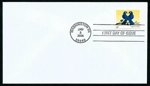 USA, SCOTT # 3976, BLANK READY FOR CACHET FDC COVER OF LOVE BIRDS, YEAR 2006 - Picture 1 of 1