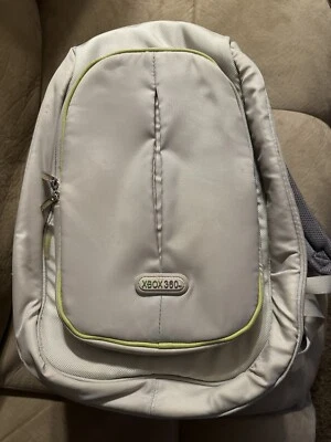 Xbox 360 Console/Accessories Black Backpack Bag Controller Pouches - Image 1 of 4