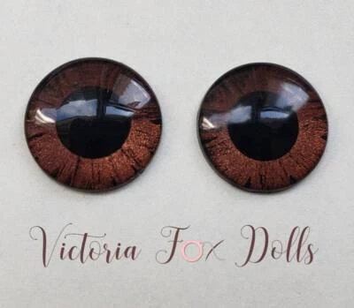 Muñeca Blythe virutas metálicas ojos marrones virutas 14 mm personalizado Furby roble Blythe Bjd Foto 1 de 3